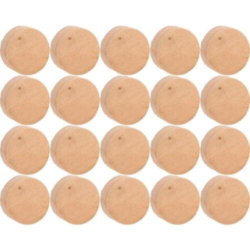 20Pcs 9.5mm Trumpet Cork Pads, Trumpet Repairing Cork Pads Trumpet Water Key Spit Value Cork Pad