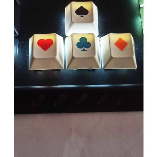 4 Pcs Hot Sublimation Mechanical Keyboard Keycaps Direction/arrow Keycap Poker Key Cap Cherry Profile