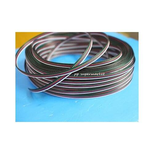 5-PIN RGB Extension Wire Cable Cord For 5050 RGBW RGBWE LED Strip Light