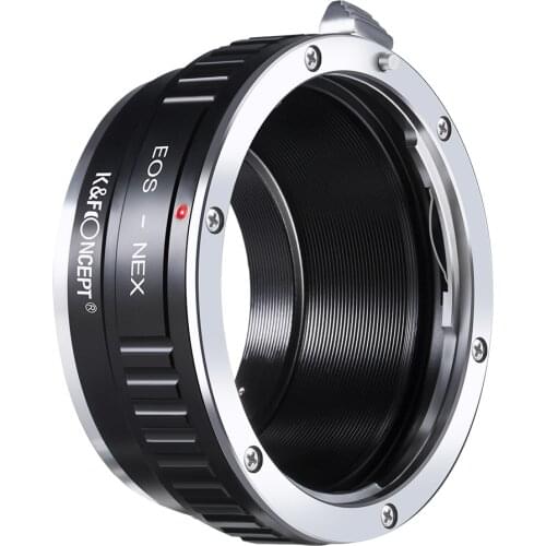 K&F Lens Mount Adapter for Canon EOS to Sony NEX E-mount Camera for Sony NEX-3 NEX-5N NEX-7N NEX-C3 NEX-F3 Camcorder NEX-VG10