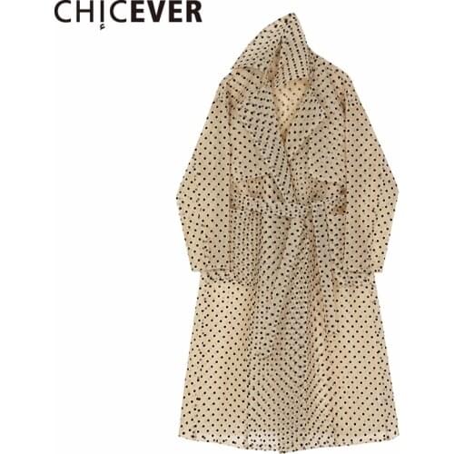 Женские осенние плащи CHICEVER China At AliExpress