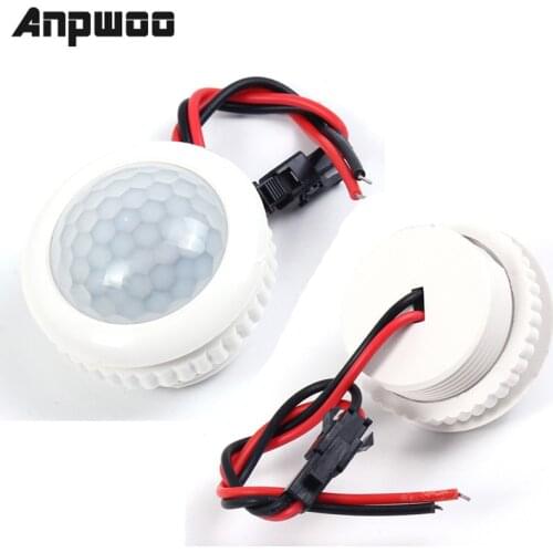 ANPWOO 220V 50HZ PIR Smart Sensor Detector IR Infrared LED Lamp Switch Light Control Ceiling Module Motion Sensor 3-6m Detection