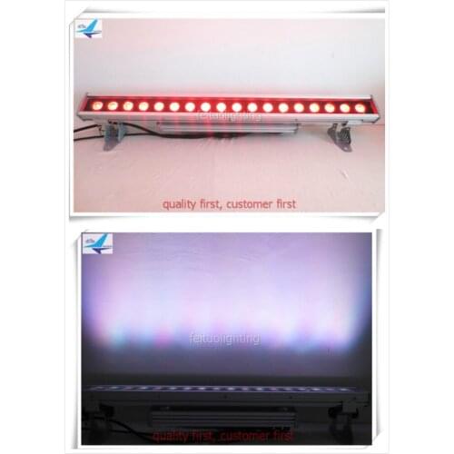 H-(20lot/CASE) Beam DMX Bar Uplighting 18x15w rgbwa 5in1 led long wall washer light outdoor IP65