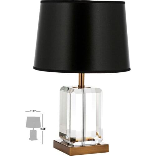 Helsinki Bronze Crystal Table Lamp