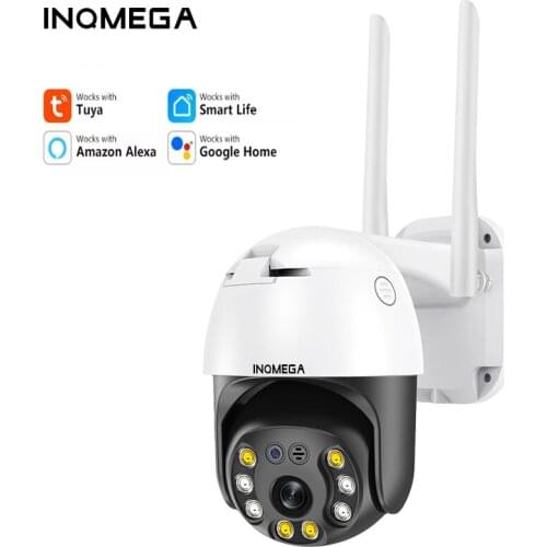 INQMEGA 5MP WIFI Surveillance Camera Tuya Smartlife Google Alexa AI Automatic Tracking Motion Detection CCTV Video Security