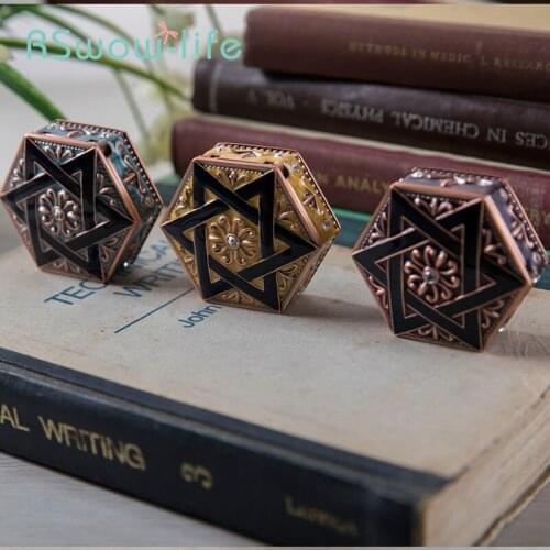 Creative Retro European Cute Jewelry box Classical Personality Ring Earring High-end Storage Box Craft Storage Treasure Chest