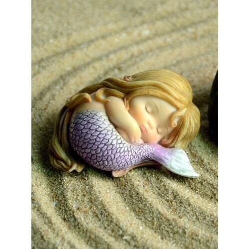 Creative Cute Mermaid Ornaments Room Decoration Car Dolls Princess Gifts for Girls Lovers Valentines Day