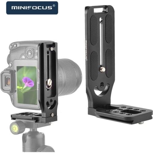 L Bracket Camera Quick Release Plate Vertical Video Shooting Stand Holder Universal DSLR Camera L Bracket for Arca Swiss DSLR