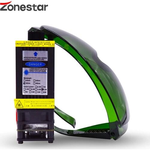 ZONESTAR Upgrade Laser Engraver DIY Kit Hot Sale Cutting Marking Machine Multi Power Easy Mount For 3D Printer DIY Kit Free Ship