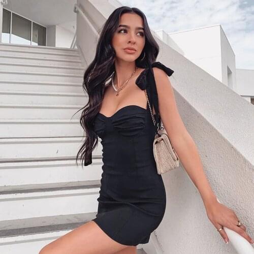 Summer Womens Dress Short Mini Party Sexy Bodycon Strappy Casual Elegant Prom Beach Pleated V Neck Cotton Sleeveless Dresses