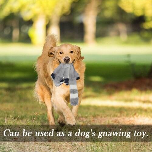 Hot Sell Cute Non-Toxic Tough Teething Squeaky Animal Toys No Stuffing Plush Dog Gnawing Toys With Bb Speaker