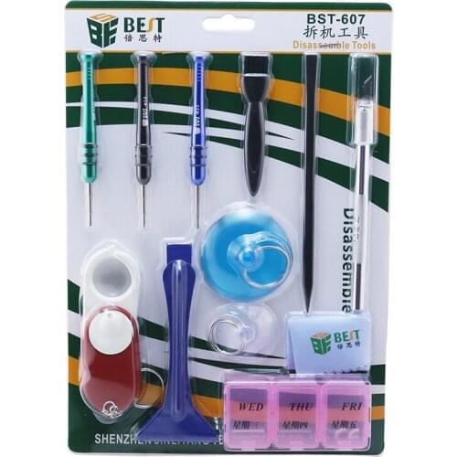 Mobile Phone Repairing Tools Screwdriver Opening Tool Kit With 12pcs Different Spudger And Screwdriver