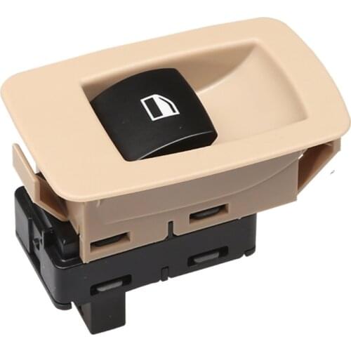 Electric Power Window Master Switch Replacement for BMW 5 Series 4 Pins Beige Kit Parts E60