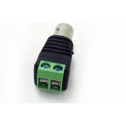 B-G1 Professional 10pcs BNC Connectors Easier for CCTV camera installation Coax Cat5 Cat6 BNC female plug DC adapter accessories