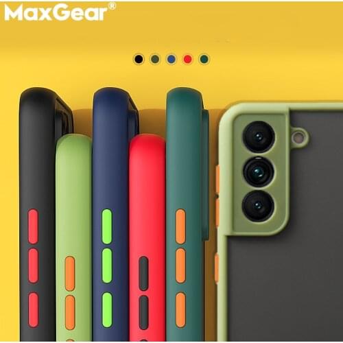 Shockproof Matte Transparent Case For Samsung Galaxy S21 Ultra S20 FE S10 Lite S9 Plus Note 20 10 A72 A52 A32 A12 A42 A 52 Cover
