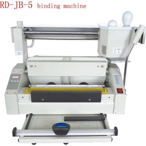 RD-JB-5 Desktop Hot melt glue binding machine booklet maker glue book binding machine glue book binder machine