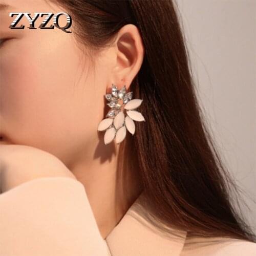 ZYZQ Luxury Women Drop Earrings Love Angel Wings Design Hyperbole Girl Accessories Jewelry Earrings Wholesale Lots&Bulk Hot Sale