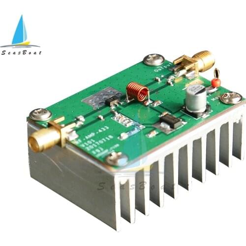 400-460MHz Broadband RF Power Amplifier High Frequency Amplifiers 5-8.4V Input 39.2dB Output Digital Power Amplificador