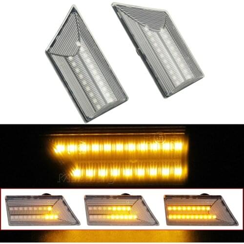 LED Car Turn Signals Side Marker Light Dynamic Flashing Lamp For Opel Vectra C 2002-2008 Signum 1226288 1226021