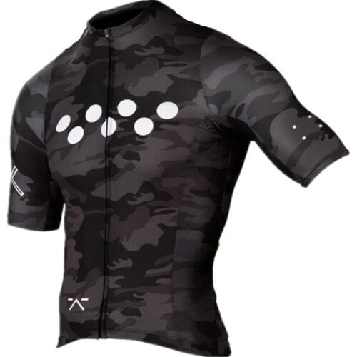 Mannen Zomer Team Wielertrui Tight Fit Bike Top Maillot De Pedla 2019 Bike Jersey Short Sleeves Summer Cycling Men Full Zipper
