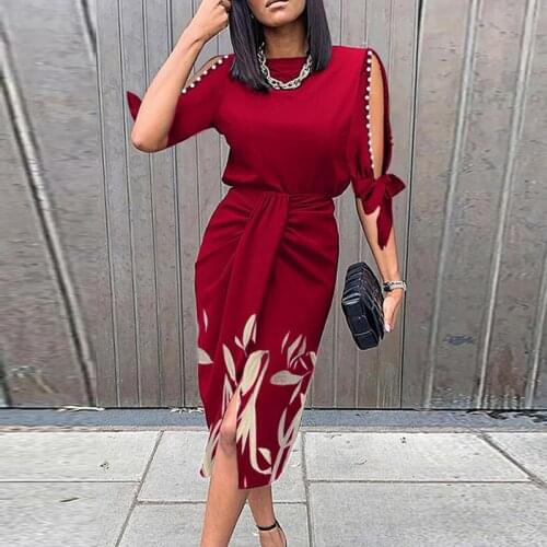 Autumn Sexy V-neck Office Lady Knit Sweater Dress Winter Elegant Lantern Sleeve Women Slim Long Dress Fashion Solid Party Dress