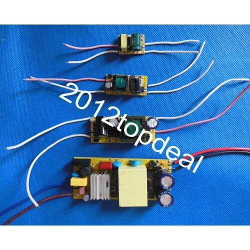 10pcs 85-265V 1-3x1W 4-7x1W 20w 30w 50w High Power led Driver Supply F LED Light Lamp