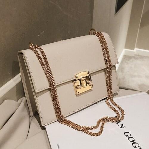 2021 New Women Handbags Small Shoulder Bags Quality Crossbody Bags Quality Leather Womens Designer Handbag Lock Chain