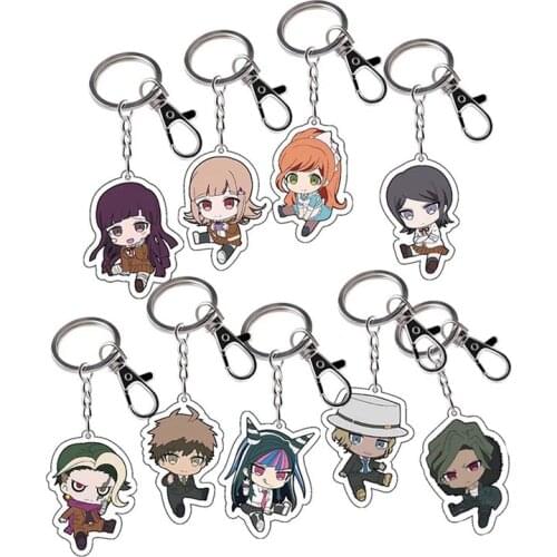 Danganronpa Acrylic Keychain Keyring Cosplay Anime Jewelry Gifts For Friend