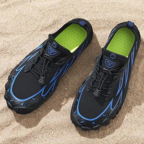 Quick Dry Barefoot Shoes Men Fitness 48 Upstream Aqua Watersport Shoes Non-slip Jogging Running Free Cycling Sneakers Gym Summer