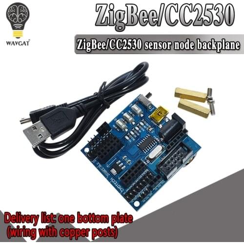 CC2530 ZigBee Sensor Node Baseboard Functional Module Expansion Board USB Port 24MHz 256KB
