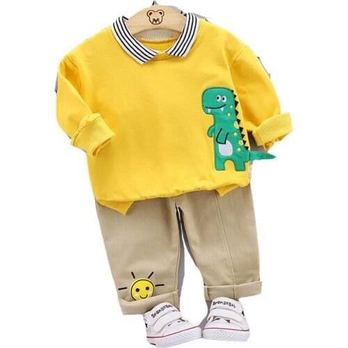 Childrens Clothing Boys' Suits New KidsWestern Style Two-Piece Male Baby Spring and Autumn Small Baby Fashion Sets 0-4 Ages