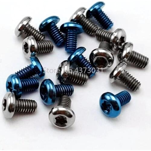 2Pieces TC4 Titanium Alloy Screw Shank Screw M2.5 Titanium Screw Back Shank Titanium Alloy Fastening Screws