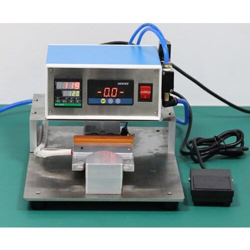 Pneumatic mask nose bridge aluminum strip bonding machine, adhesive strip welding machine,hot melt adhesive hot pressing machine