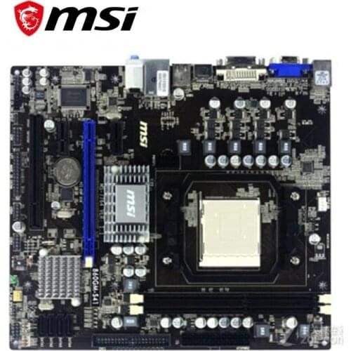 For MSI 860GM-S41 Computer USB2.0 SATA II Motherboard AM3 DDR3 For AMD 760G 760 Desktop Mainboard Used