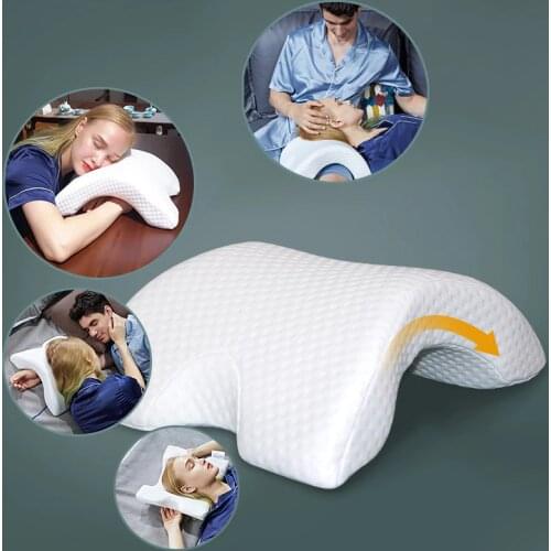 Couple Pillow Memory Foam Bedding Pillow Anti-pressure Hand Pillow Ice Silk Slow Rebound Multifunction Pillow