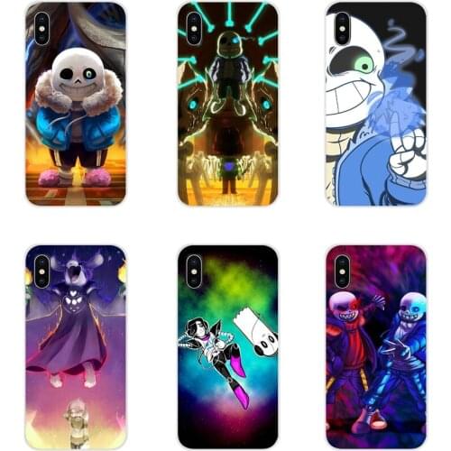 Undertale Papyrus Sans Doggo For Samsung A10 A30 A40 A50 A60 A70 Galaxy S2 Note 2 3 Grand Core Prime Transparent Soft Skin Cover