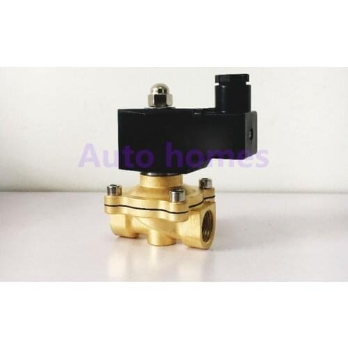 Normally Closed 2 way brass solenoid valve vacuum1 inch normally close vacuum pump solenoid valve ZCA-25 24v dc 220v 380v