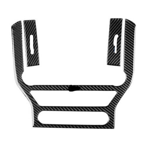 Fit for Ford Mustang 2015-2017 Carbon Fiber Central Control CD Air Conditioner Decoration Interior modification car accessories
