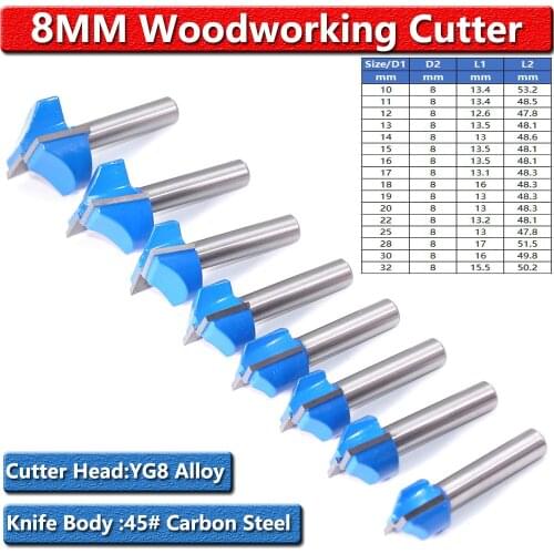 Hole Drill Saw Milling Cutter 8Mm Woodworking Cutter 4/5Pcs Drilling Core Hole Saw Drill Bit Diamond Drill Bit Set D30