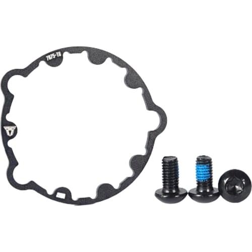 Aluminum Alloy Bike Chain Line Washer with 3 Pieces Mount Bolts for Bike Bicycle