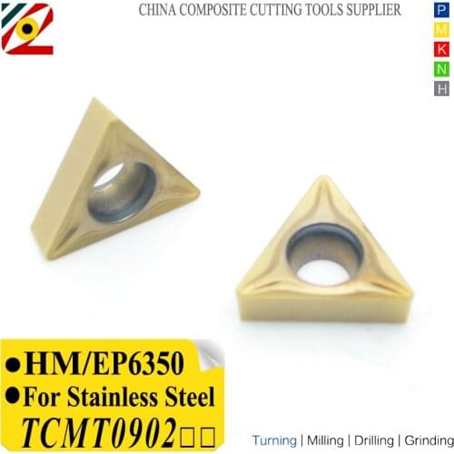 EDGEV CNC ISO Carbide Insert TCMT090202/04 Lathe Cutter Turning Tools Indexable Cutting Tools Machining Stainless Steel M