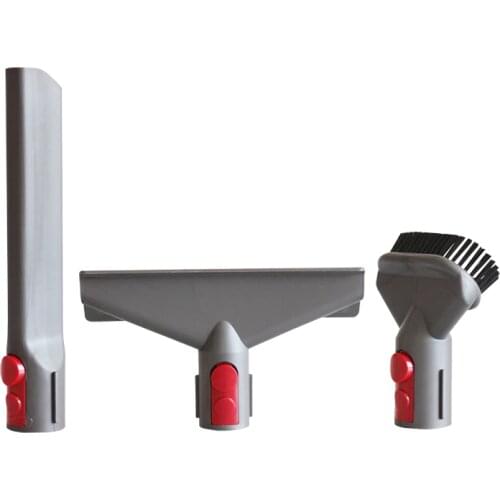 3PCS Suction Brush Head for Dyson V8 V7 V10 V11 Robot Vacuum Cleaner Parts Accessories Replacement Dust Brush Crevice Tool