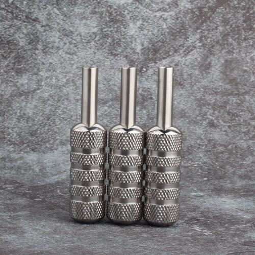 YILONG 2018 New 1pc Stainless Steel Tattoo Machine Grip 16mm Professional Handle