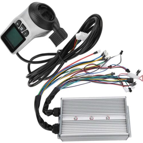 Electrical Scooter LCD Meter Display with Thumb Throttle 36V/48V 350W/450W/500W/1000W/1500W 124DX Brushless Motor Controller Box