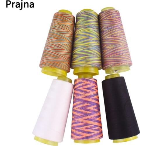 1Pcs 1500Yard Black White Sewing Thread 40s/2 Polyester Sewing Thread For Leather Jeans Canvas Fabric For DIY Sewing Accessories