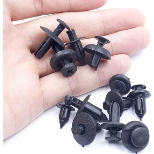 100pcsc Auto Plastic Fastener Clip for Toyota Crown Reiz Overbearing Land Cruiser Prado RAV4 Fender Rivet Buckle