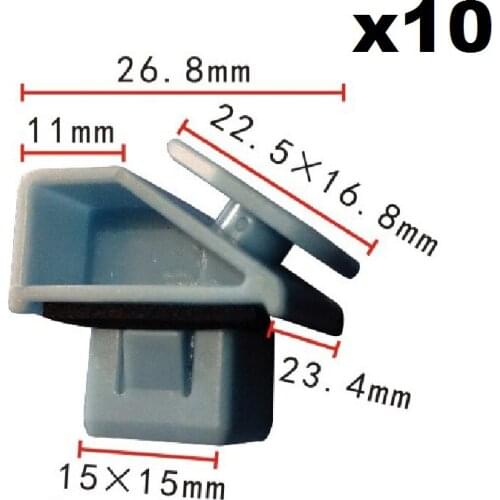 10x For Honda GAC only Nylon Retainer Clip B131