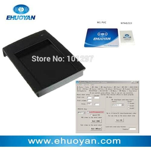 13.56Mhz ISO 14443 A Rfid NFC Reader Writer USB YHY638AU + SDK+eReader + Tags