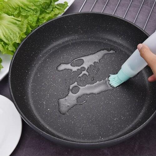 3 Piec Baking BBQ Grill Brush With Cover Food Grade Silicone Oil Bottle High Temperature Resistance One Bottle For Multiple Uses