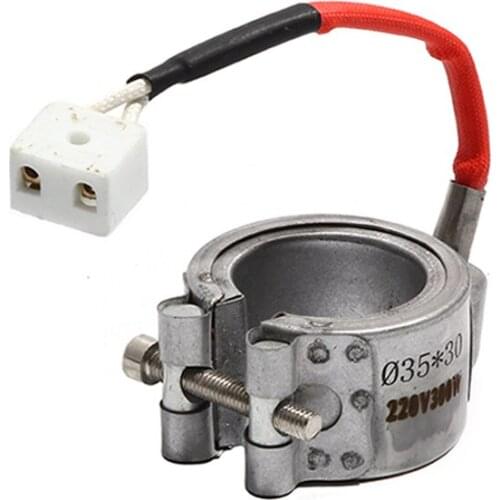 35mm Inner Diameter 30~40mm Height Ceramic Band Heater 110V/220V/380V 300W Electric Industrial Heating Element